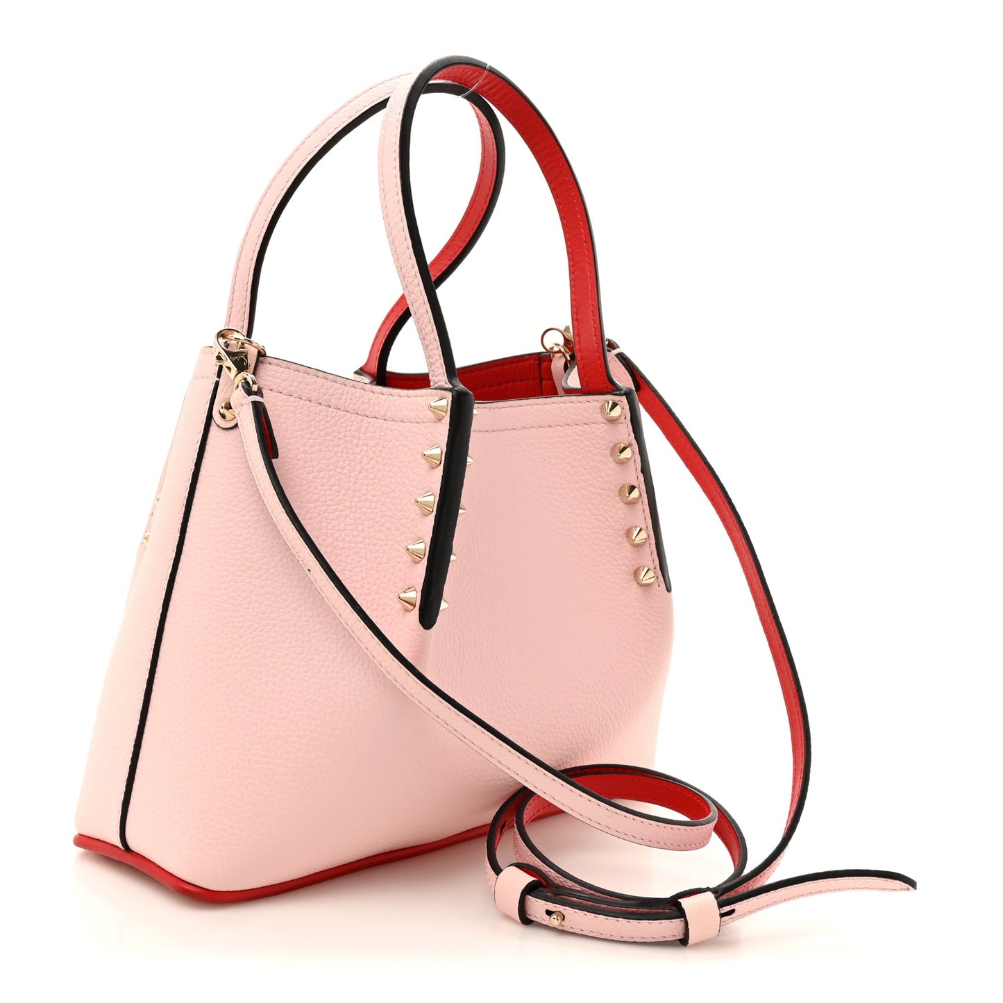 Calfskin Empire Spiked Mini Cabarock Shopper Tote Poupee