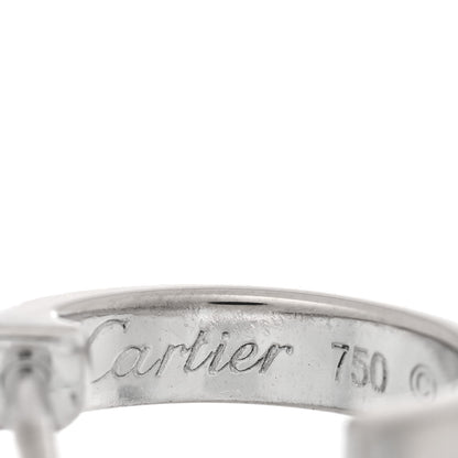 Cartier 18K White Gold Small LOVE Hoop Earrings 4 of 4
