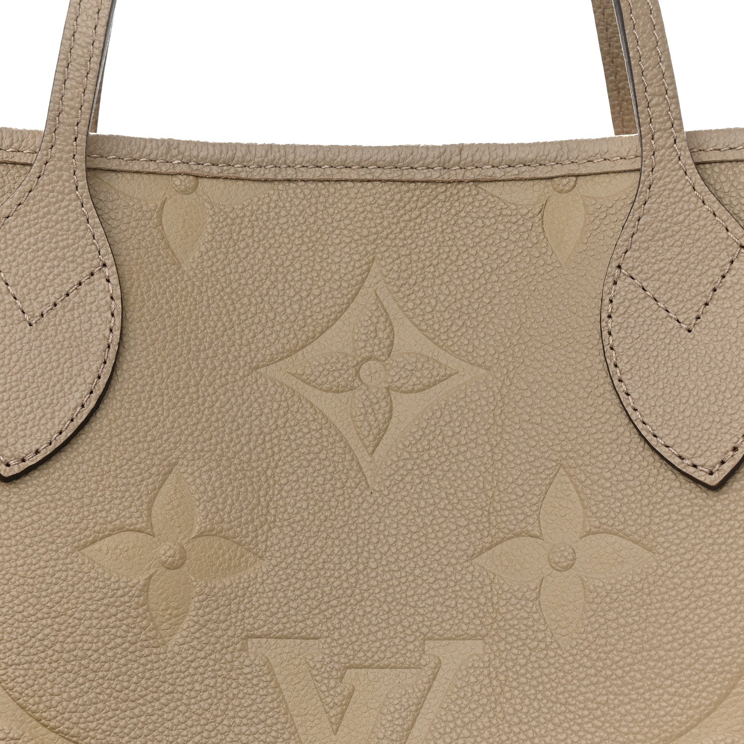 Louis Vuitton Empreinte Monogram Giant Neverfull MM Tourterelle 9 of 16