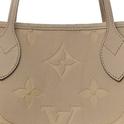 Louis Vuitton Empreinte Monogram Giant Neverfull MM Tourterelle 9 of 16