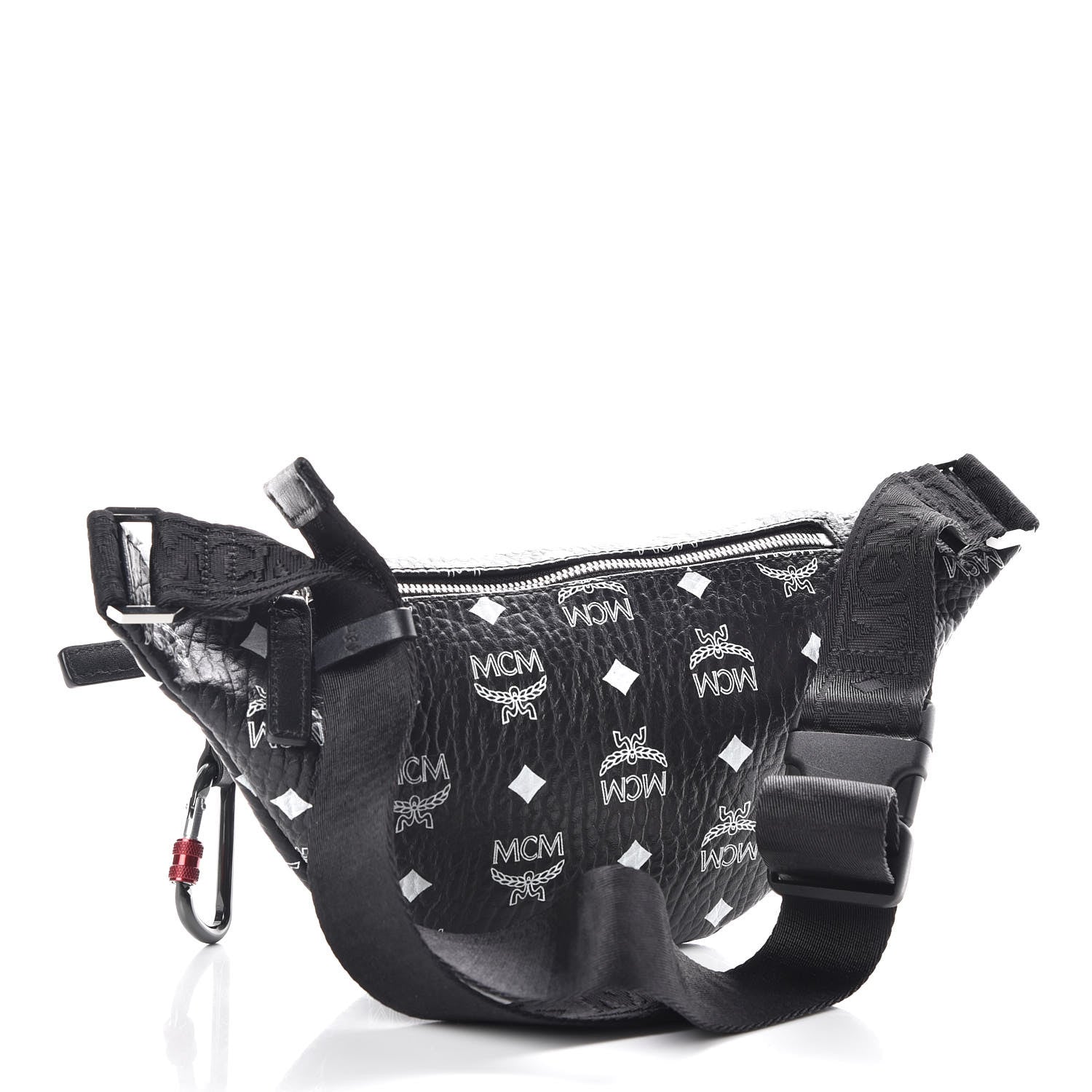 MCM Visetos Stark Belt Bag Black 3 of 9