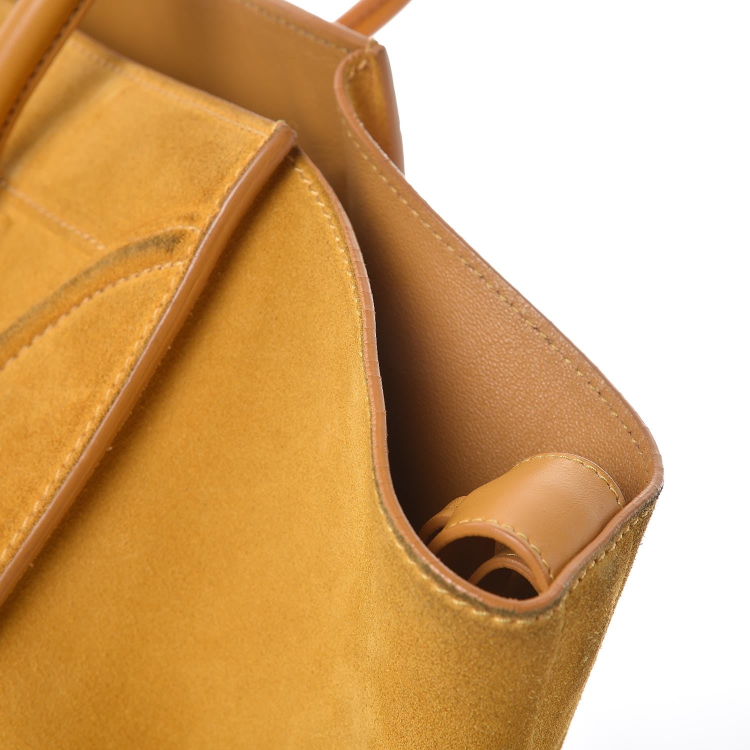 Celine Suede Medium Phantom Luggage Amber 18 of 18