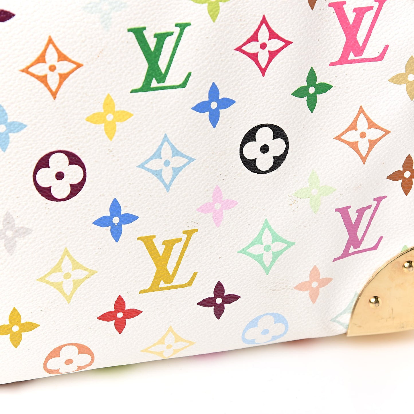 Monogram Multicolor Speedy 30 White