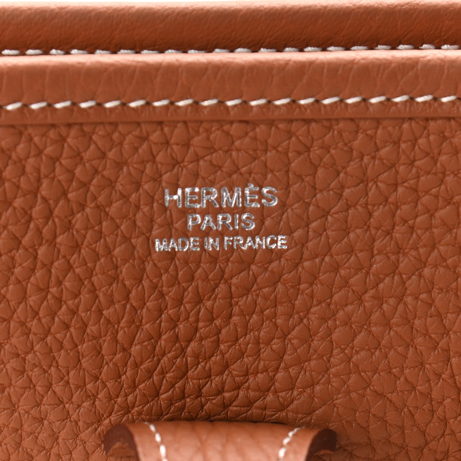 Hermes Taurillon Clemence Evelyne III PM Gold 6 of 11