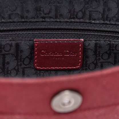 Christian Dior Canvas Calfskin Street Chic Columbus Ave Burgundy 7 of 13