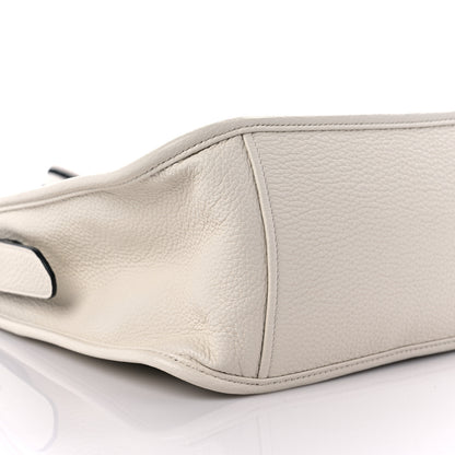 Prada Vitello Daino Soft Hobo Messenger Bag White 7 of 10
