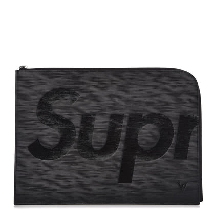 Louis Vuitton X SUPREME Epi Pochette Jour GM Black 1 of 7