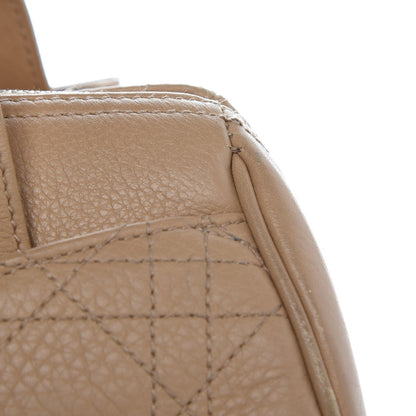 Christian Dior Calfskin Cannage Handbag Camel 15 of 20