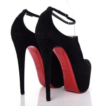 Christian Louboutin Suede Maillot 160 Pumps 41 Black 4 of 9