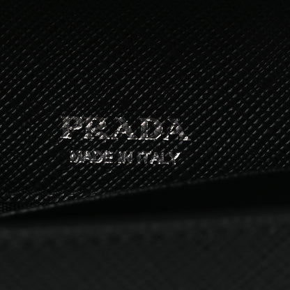 Prada Saffiano Flap Belt Bag 95 38 Black 5 of 9
