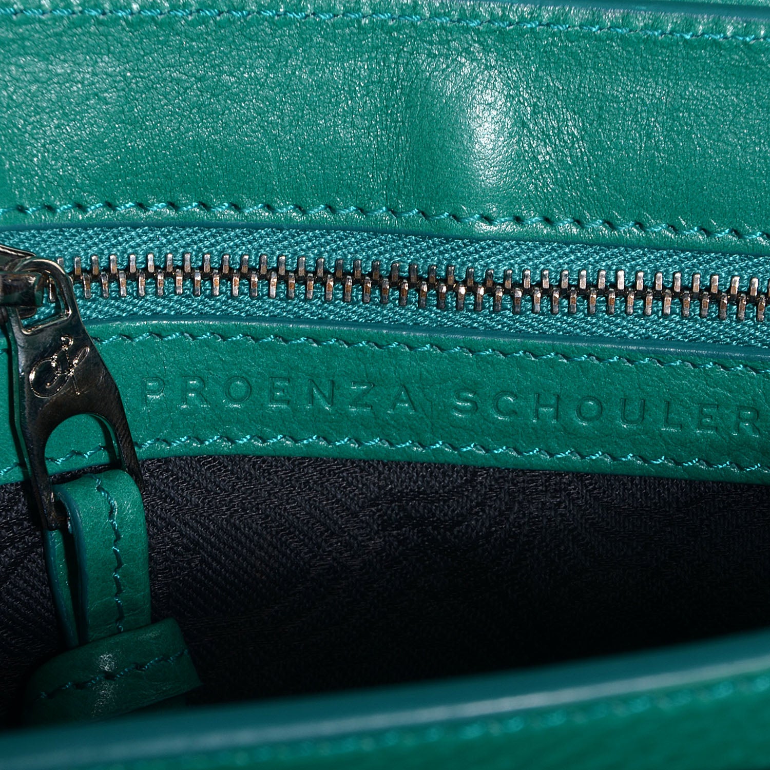 Proenza Schouler Leather PS11 Classic Shoulder Bag Emerald 6 of 10