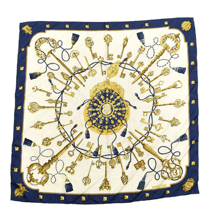 Hermes Silk Keys Les Cles Scarf 90 1 of 6