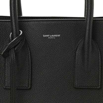 Saint Laurent Grained Calfskin Small Sac De Jour Black 8 of 10