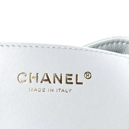 Chanel Caviar Quilted Small Chanel 25 Handbag Light Blue 6 of 10