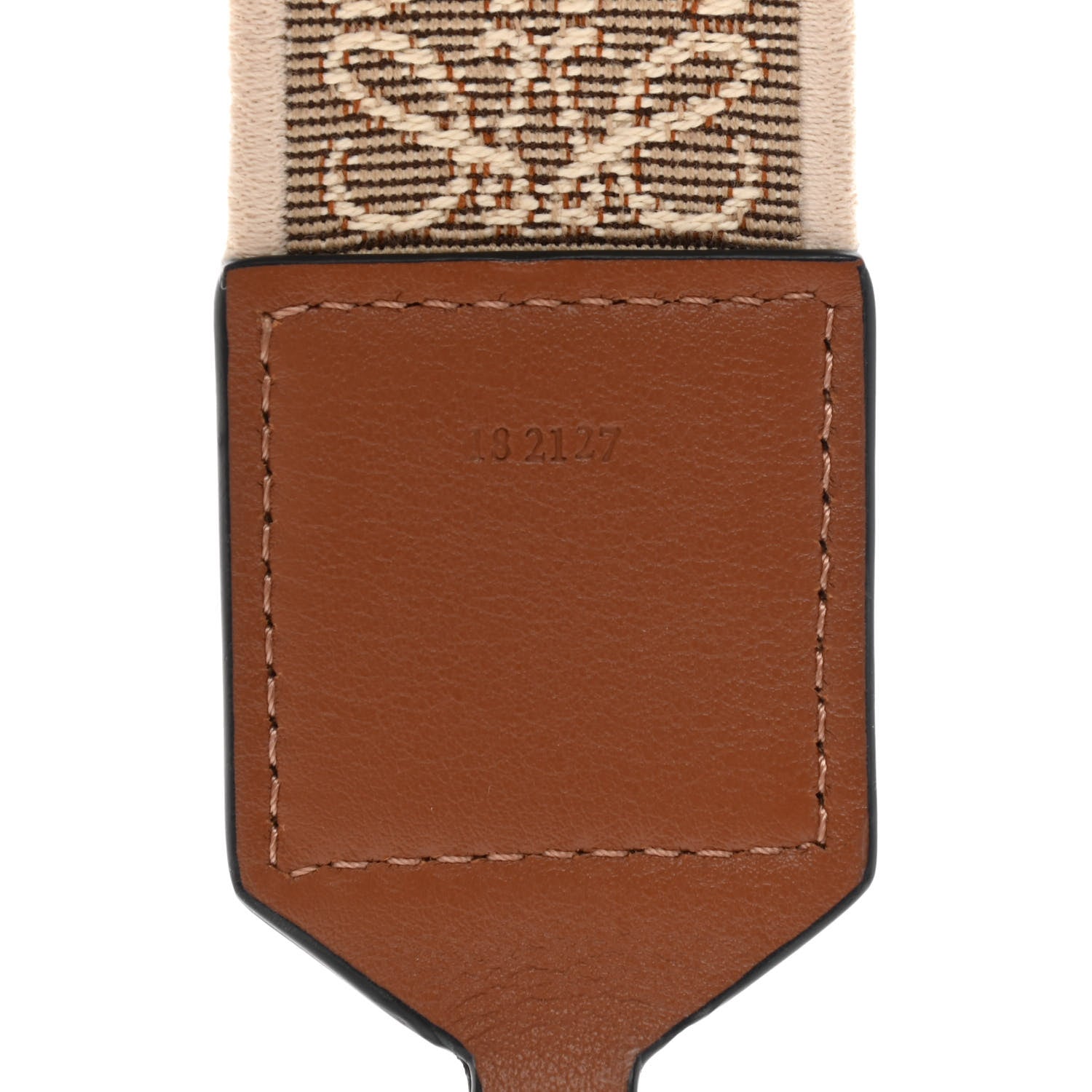 Loewe Calfskin Jacquard Anagram Strap Natural Tan 4 of 5