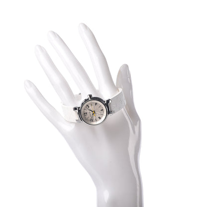 Louis Vuitton Stainless Steel Rubber 28mm Tambour Quartz Watch 2 of 8