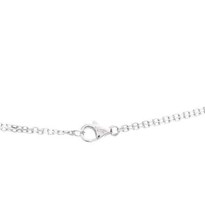Cartier 18K White Gold 2 Diamond LOVE Necklace 4 of 4