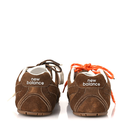 Miu Miu X NEW BALANCE Suede 530 SL Sneakers 38.5 Cinnamon 6 of 10