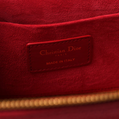 Christian Dior Lambskin Cannage Small Diortravel Vanity Case Red 6 of 10