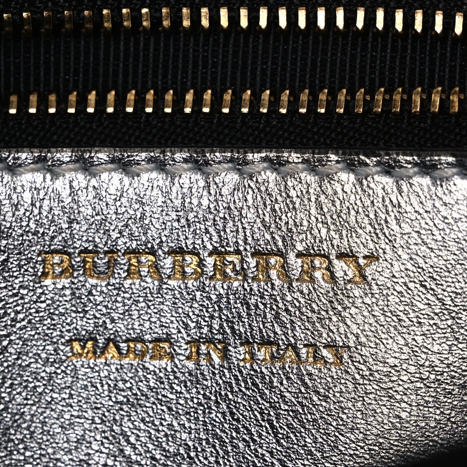 Burberry Smooth Calfskin 1983 Knight Check Link Shoulder Bag Silver 6 of 10