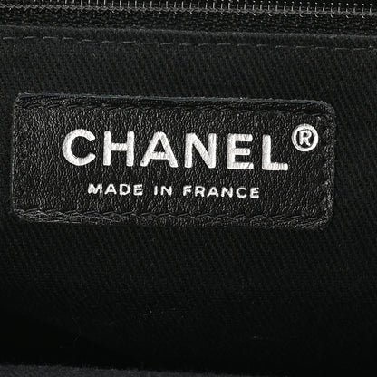 Chanel Patent Quilted Timeless CC Shopping Tote Black 6 of 10