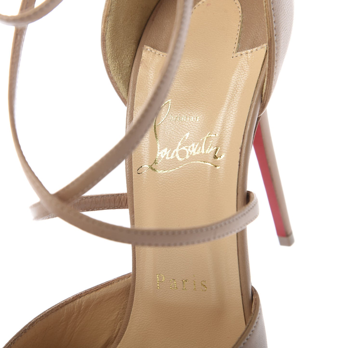 Shiny Nappa Suzanna 100 Pumps 39.5 Nude