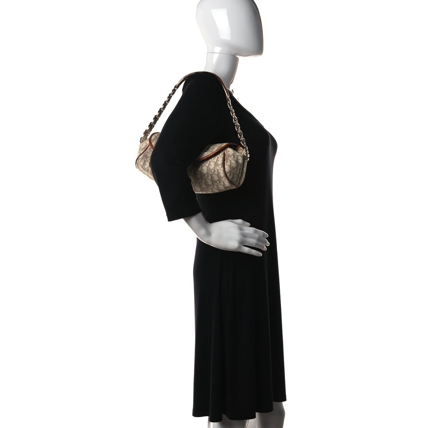 Monogram Romantique Trotter Flap Bag Beige