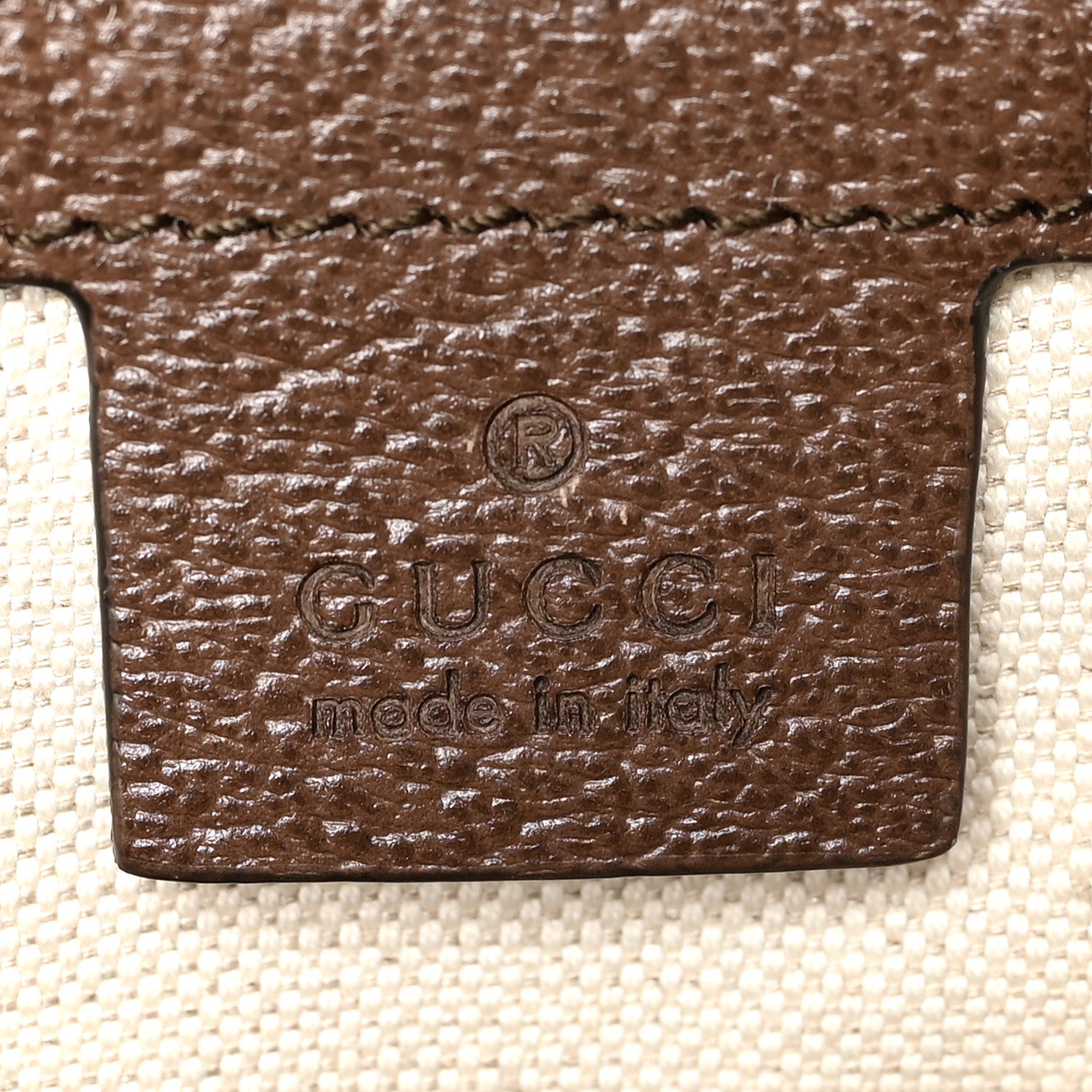 Gucci GG Supreme Monogram Calfskin Web Small Ophidia Day Backpack Beige Ebony New Acero 7 of 12