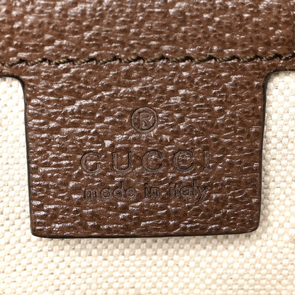 Gucci GG Supreme Monogram Calfskin Web Small Ophidia Day Backpack Beige Ebony New Acero 7 of 12
