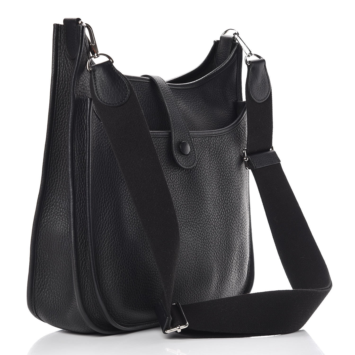 Hermes Taurillon Clemence Evelyne III GM Black 3 of 19