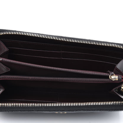 Chanel Caviar Quilted Large Gusset Zip Around Wallet Black 5 of 24
