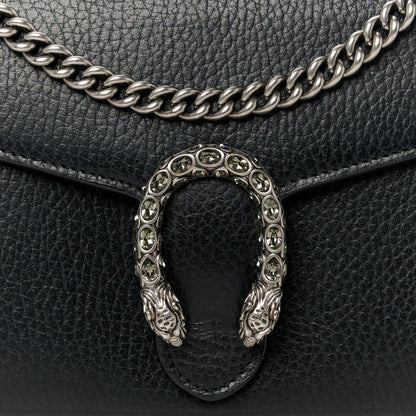 Gucci Calfskin Mini Dionysus Chain Wallet Black 8 of 10