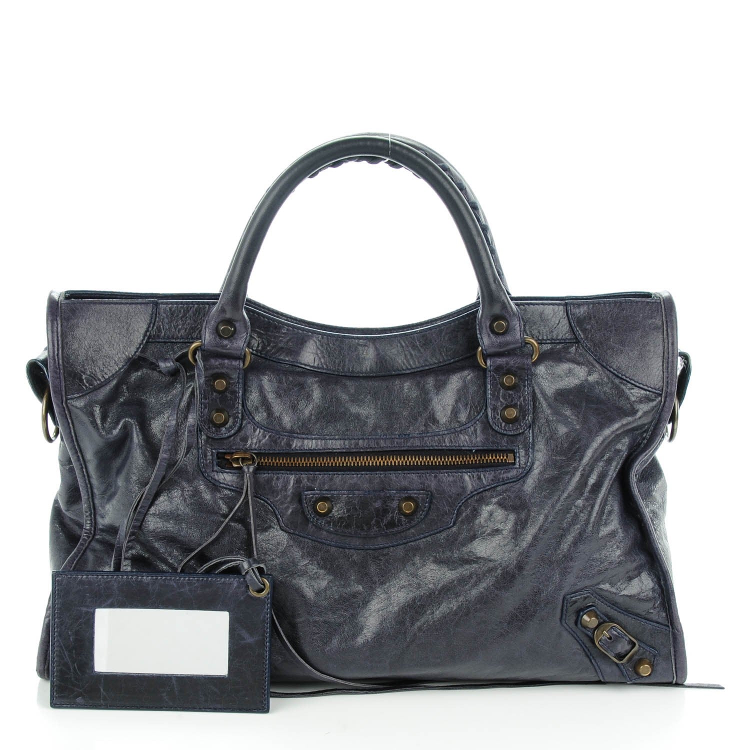 Balenciaga Agneau Classic Hardware City Encre 1 of 7