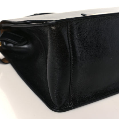 Fendi Agnello Old Shine Large Kan U Shoulder Bag Black 7 of 8