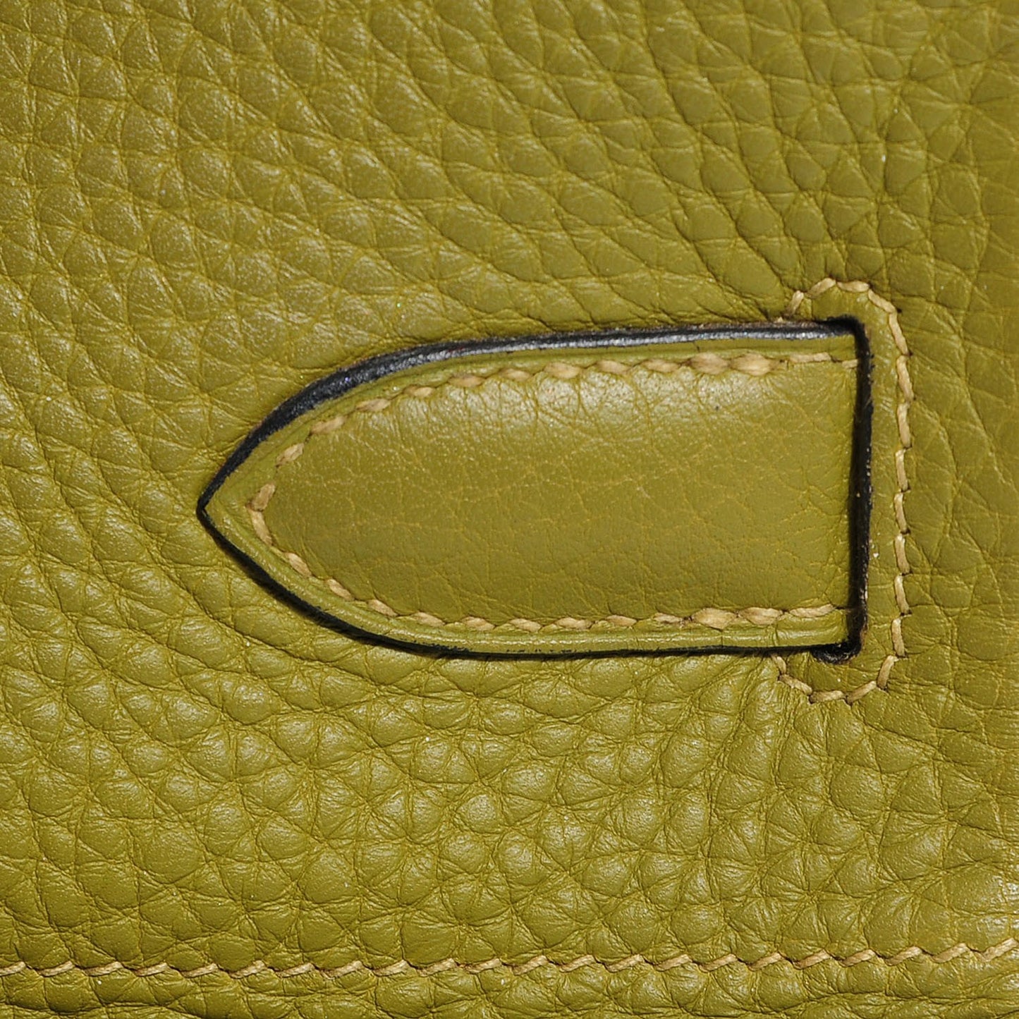 Taurillon Clemence JPG Birkin 42 Chartreuse