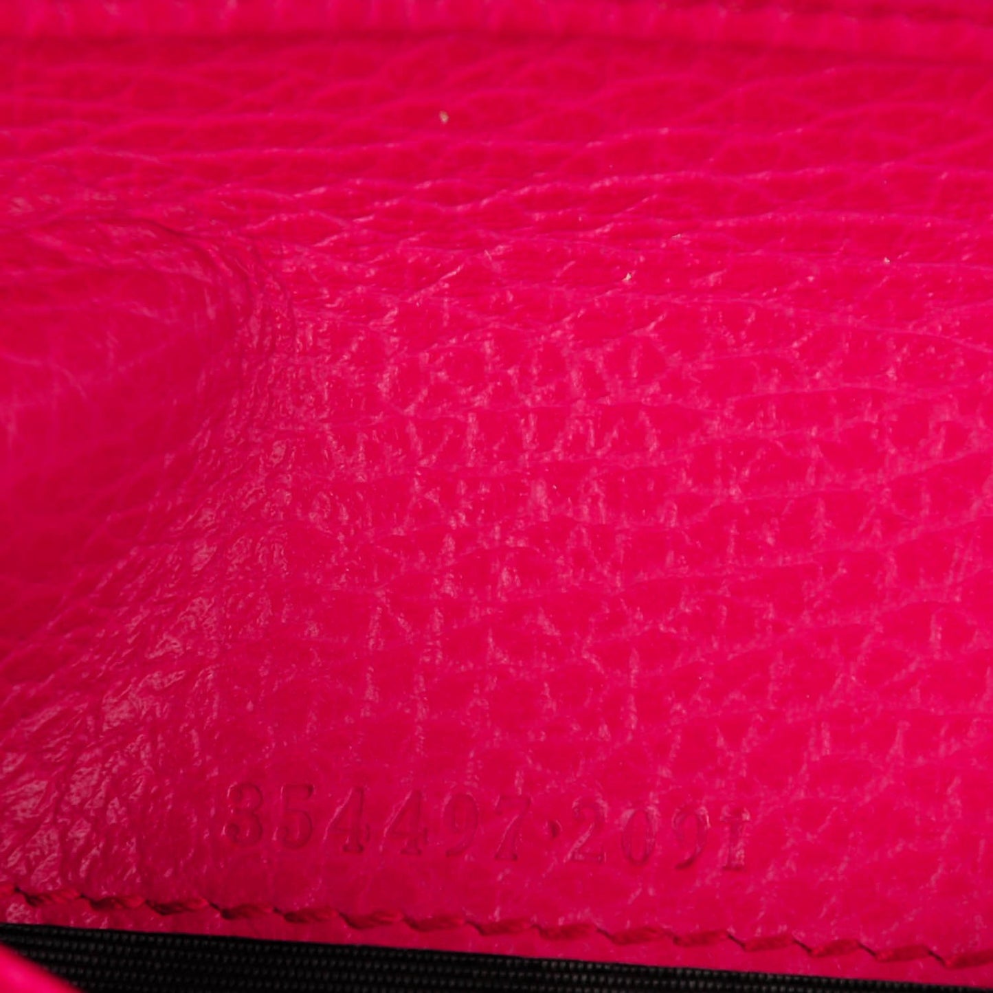 Dollar Calfskin Medium Swing Zip Around Wallet Blossom