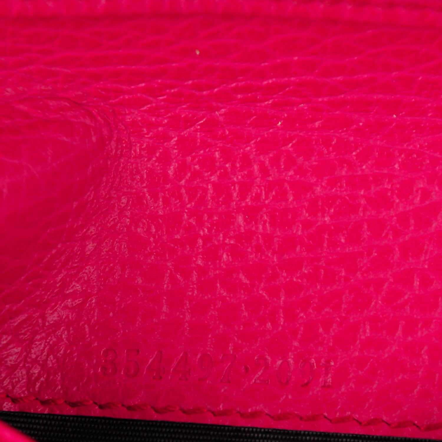 Gucci Dollar Calfskin Medium Swing Zip Around Wallet Blossom 7 of 7