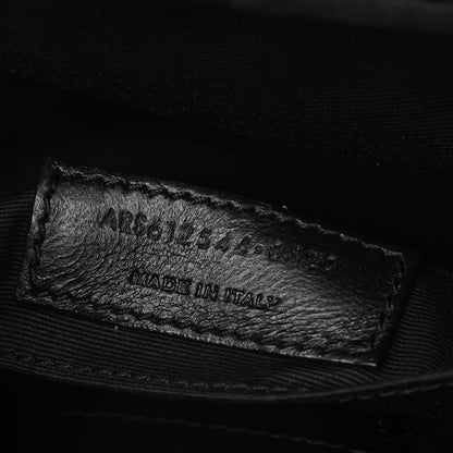 Saint Laurent Calfskin Matelasse Monogram Lou Camera Bag Black 7 of 10