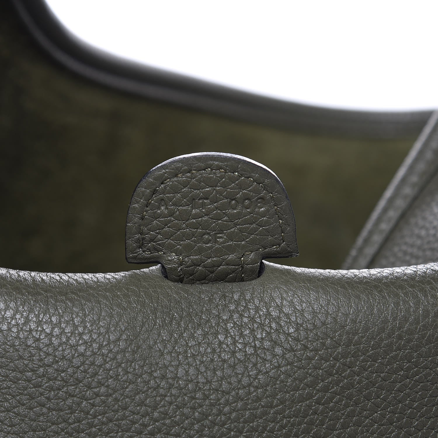 Hermes Taurillon Maurice Evelyne III PM Vert Olive 7 of 12