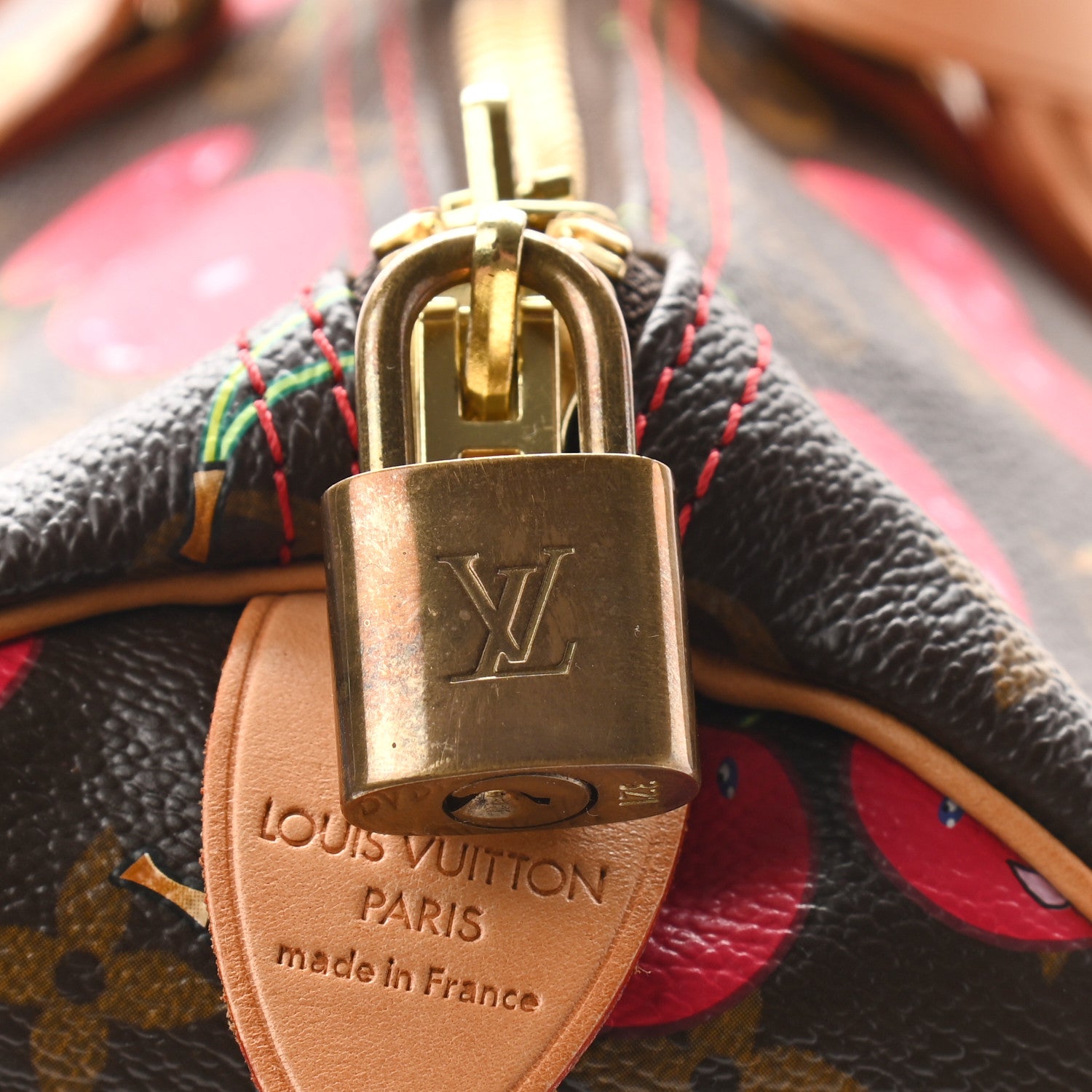 Louis Vuitton Monogram Cerises Keepall 45 9 of 9