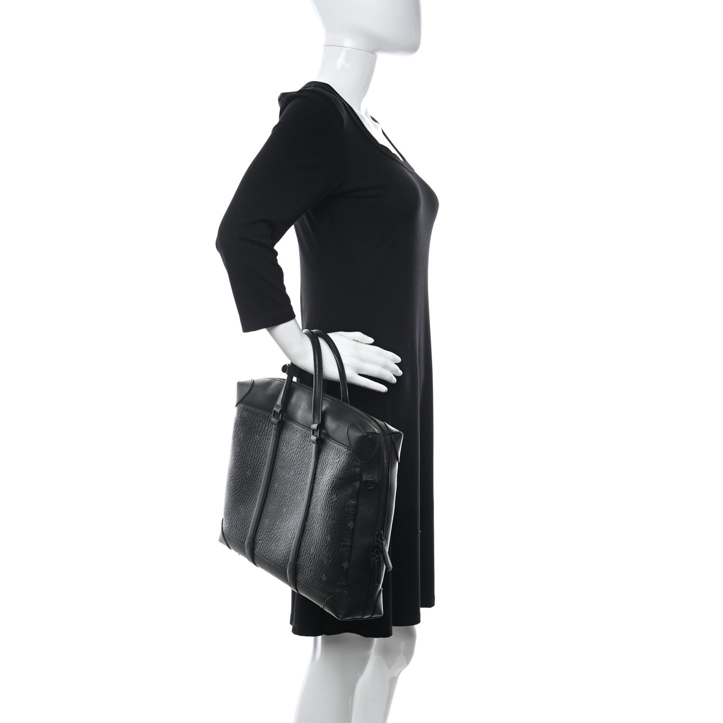 Visetos Medium Soft Tote Black