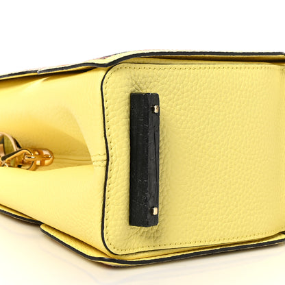 Louis Vuitton Taurillon Embroidered Tenderness Capucines MM Yellow Multicolor 9 of 10