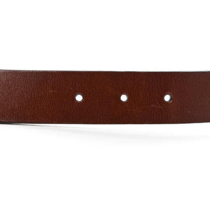 Gucci Calfskin Belt 95 38 Dark Brown 6 of 7