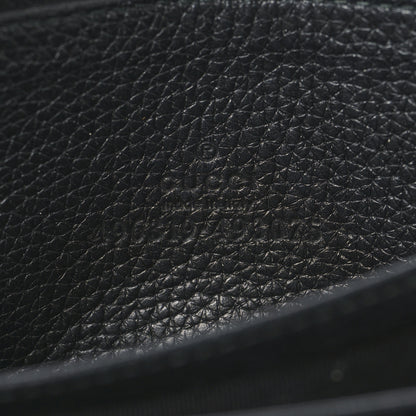 Gucci Calfskin Logo Zip Around Card Case Black 6 of 10