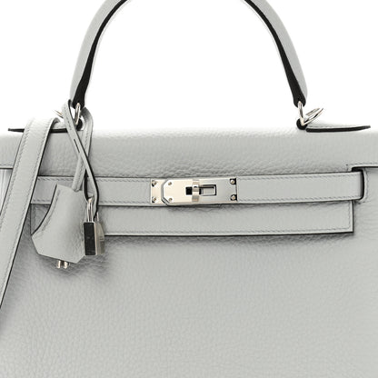 Hermes Togo Kelly Retourne 28 Gris Pale 8 of 10