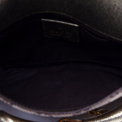 Gucci Monogram Horsebit Clutch Gold 5 of 10