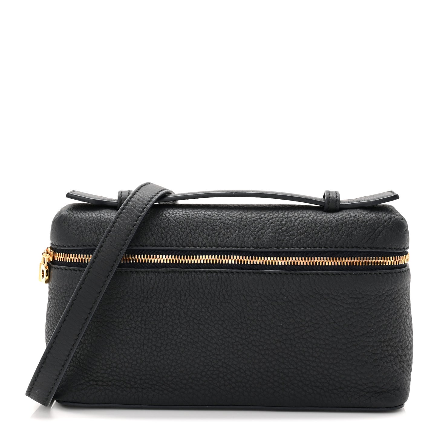 Grained Calfskin L19 Extra Pocket Pouch Navy