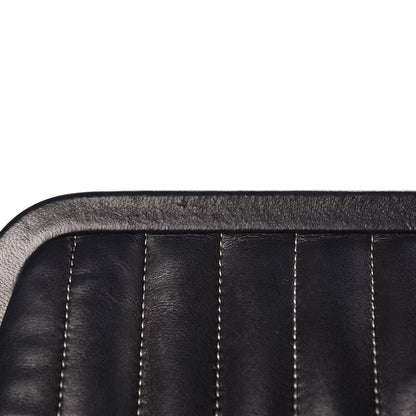 Chanel Lambskin Vertical Quilted Mademoiselle Clutch Black 13 of 14