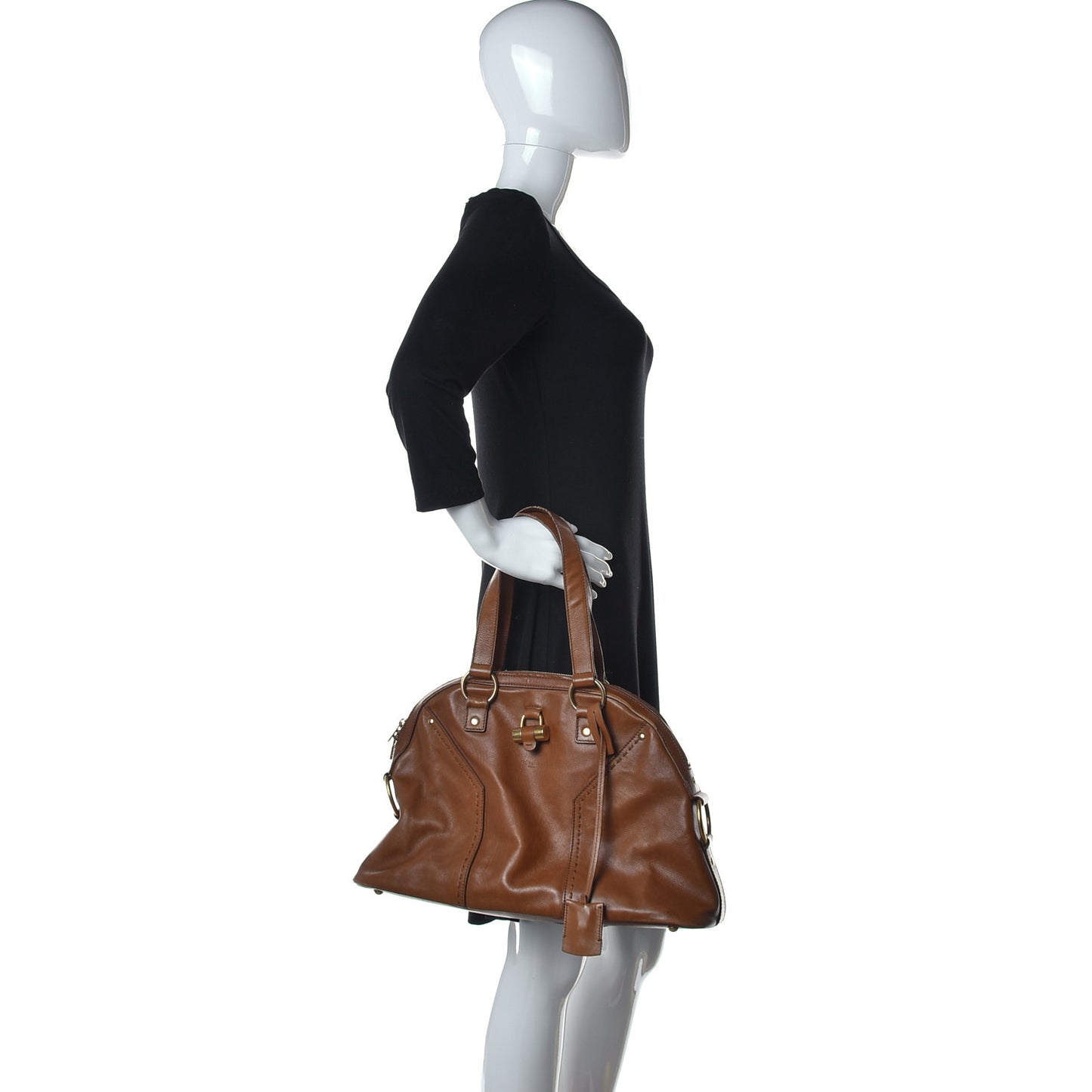 Calfskin Large Muse Tan
