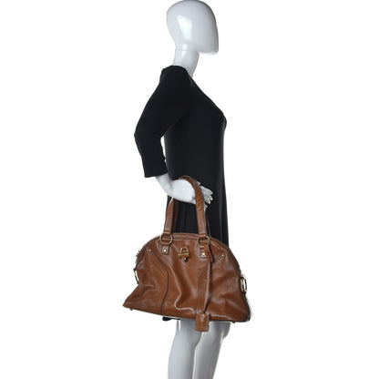 Saint Laurent Calfskin Large Muse Tan 3 of 39